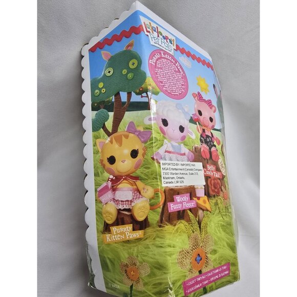 RARE NEW Lalaloopsy PURRTY KITTEN PAWS Orange Jointed Cat PET PALS - Picture 15 of 16